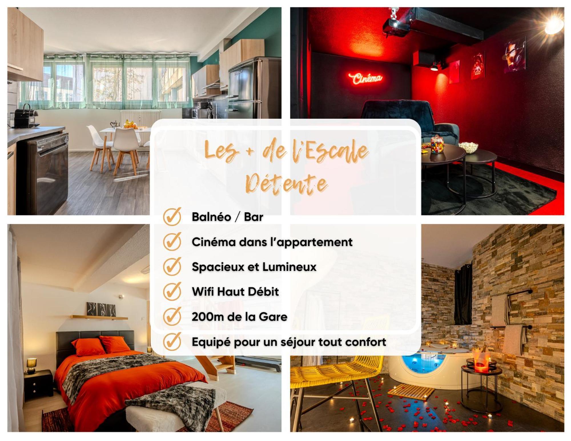 Cocon Relax - Jacuzzi - Cinema Apartment Montbeliard Ngoại thất bức ảnh